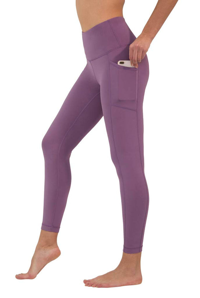 90 Degree By Reflex Leggings a Prueba de Sentadillas, Cintura Alta, Control de Abdomen, hasta el Tobillo