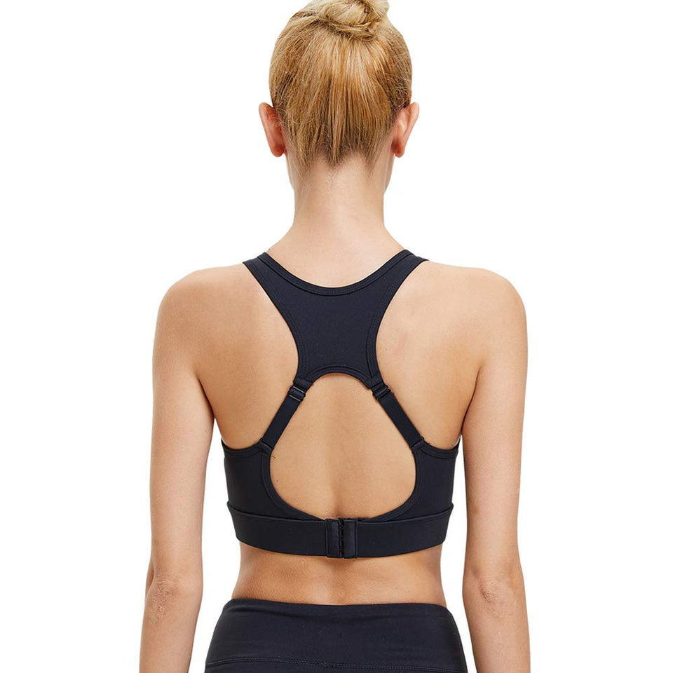 Dioche Sujetador Deportivo de Mujer, Sujetador Deportivo Acolchado Transpirable y Resistente a los Golpes Gimnasio Yoga Funcionamiento Fitness Ropa Interior