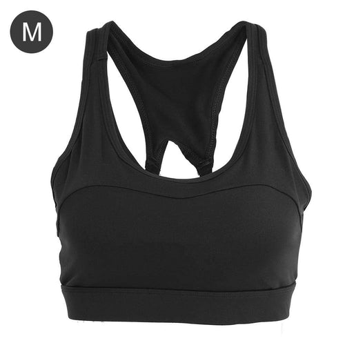 Dioche Sujetador Deportivo de Mujer, Sujetador Deportivo Acolchado Transpirable y Resistente a los Golpes Gimnasio Yoga Funcionamiento Fitness Ropa Interior