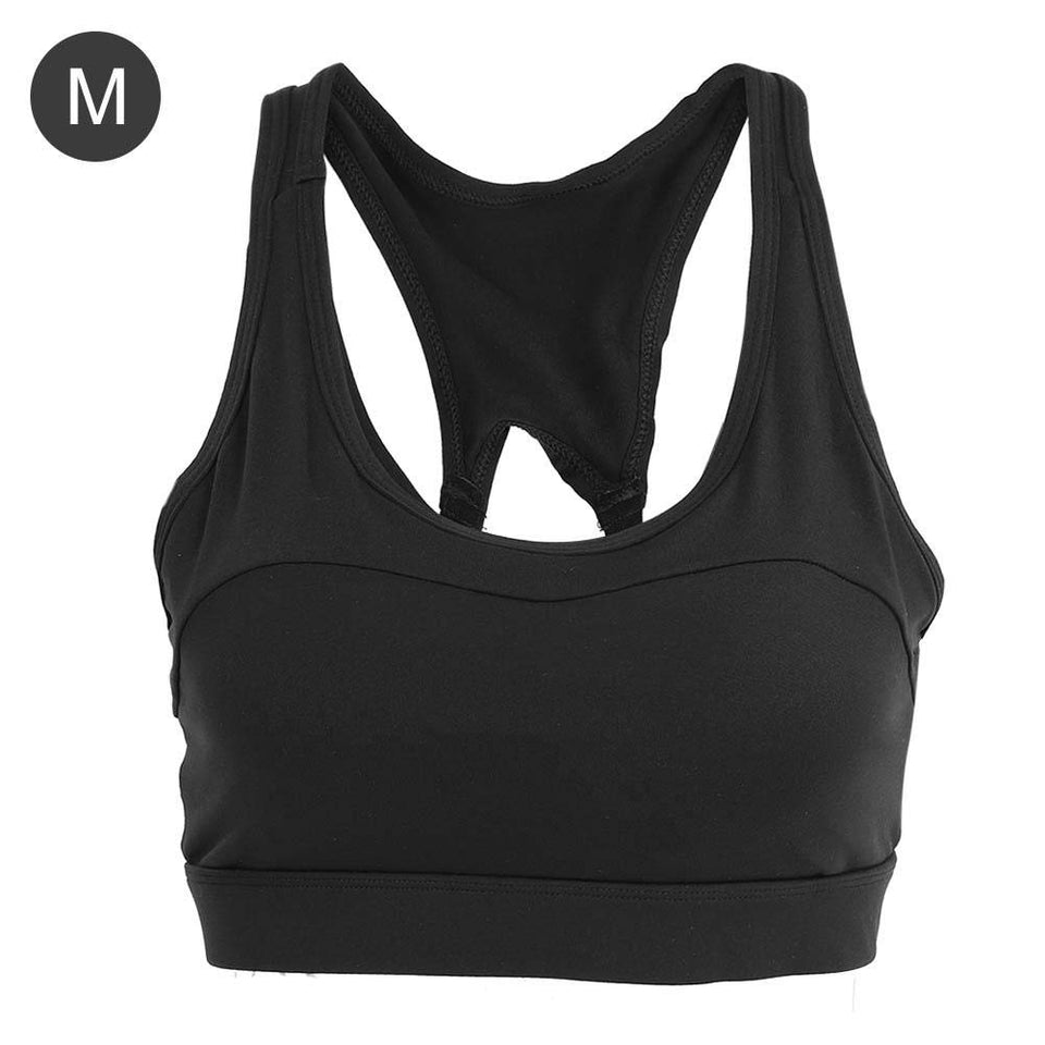 Dioche Sujetador Deportivo de Mujer, Sujetador Deportivo Acolchado Transpirable y Resistente a los Golpes Gimnasio Yoga Funcionamiento Fitness Ropa Interior