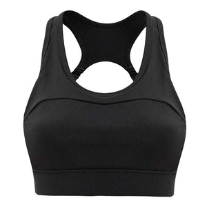 Dioche Sujetador Deportivo de Mujer, Sujetador Deportivo Acolchado Transpirable y Resistente a los Golpes Gimnasio Yoga Funcionamiento Fitness Ropa Interior