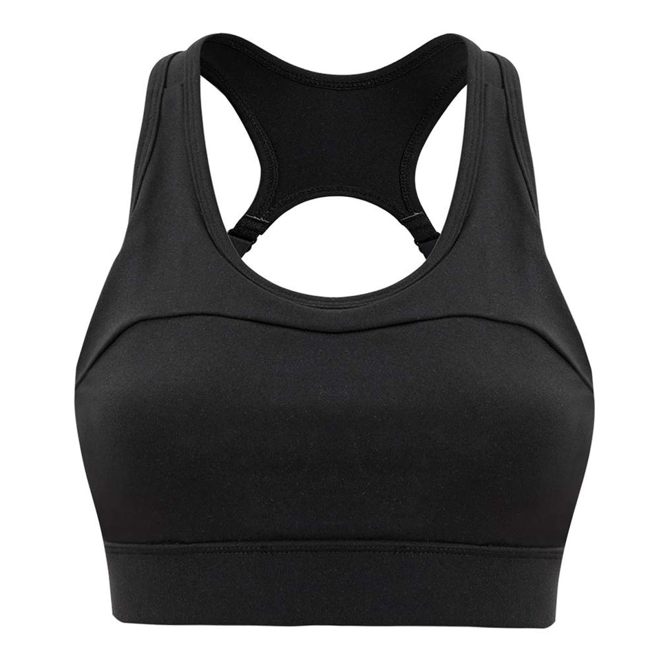 Dioche Sujetador Deportivo de Mujer, Sujetador Deportivo Acolchado Transpirable y Resistente a los Golpes Gimnasio Yoga Funcionamiento Fitness Ropa Interior