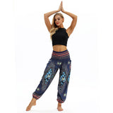 Fitfulvan - Leggings Informales para Hombre y Mujer, Sueltos, Pantalones de Yoga, Holgados, Pantalones Bohemios