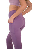 90 Degree By Reflex Leggings a Prueba de Sentadillas, Cintura Alta, Control de Abdomen, hasta el Tobillo