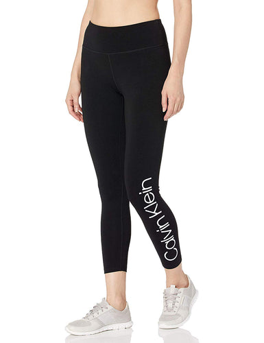 Calvin Klein Leggings de Cintura Alta con Logo sólido para Mujer