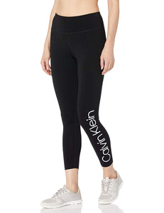 Calvin Klein Leggings de Cintura Alta con Logo sólido para Mujer