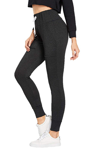 SweatyRocks Recorte De La Mujer Leggings Skinny Pantalones de Yoga Runing Jogger Active Tight