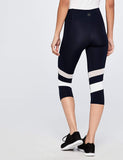 Aurique Amazon Brand - Leggins de Yoga para Mujer con Rayas horizontales Anchas