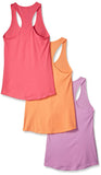 Clementine Apparel Racerback - Playera sin Mangas para Mujer (3 Unidades)