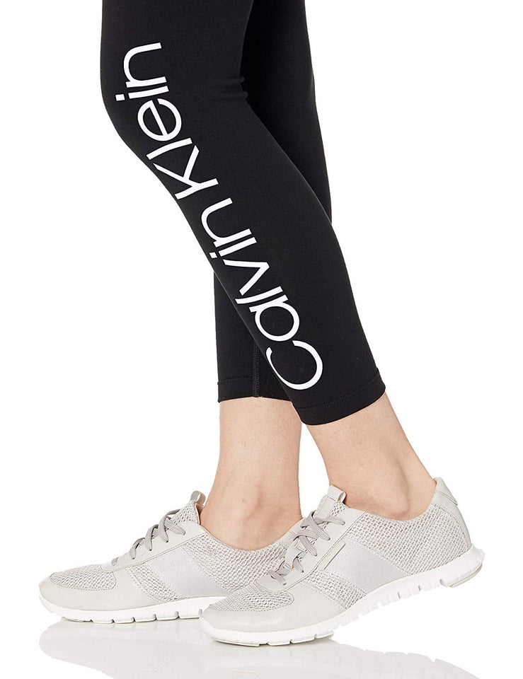 Calvin Klein Leggings de Cintura Alta con Logo sólido para Mujer