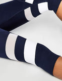 Aurique Amazon Brand - Leggins de Yoga para Mujer con Rayas horizontales Anchas