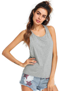 SweatyRocks sin Mangas de la Mujer Racerback Tank Parte Superior Entrenamiento Gimnasio Deporte Chaleco Tops